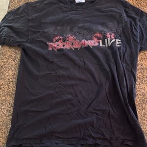 2008 Rock Band Live Black T-Shirt
